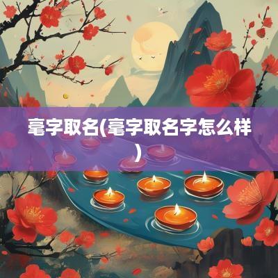 毫字取名(毫字取名字怎么样)