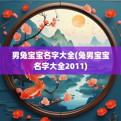 男兔宝宝名字大全(兔男宝宝名字大全2011)