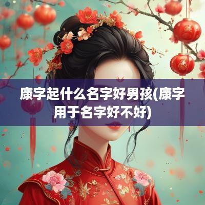 康字起什么名字好男孩(康字用于名字好不好)