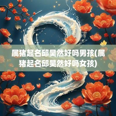 属猪起名邱昊然好吗男孩(属猪起名邱昊然好吗女孩)