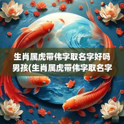 生肖属虎带伟字取名字好吗男孩(生肖属虎带伟字取名字好吗女孩)