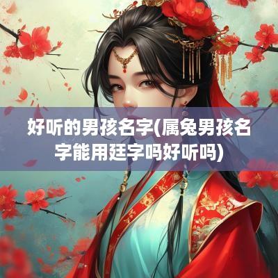 好听的男孩名字(属兔男孩名字能用廷字吗好听吗)