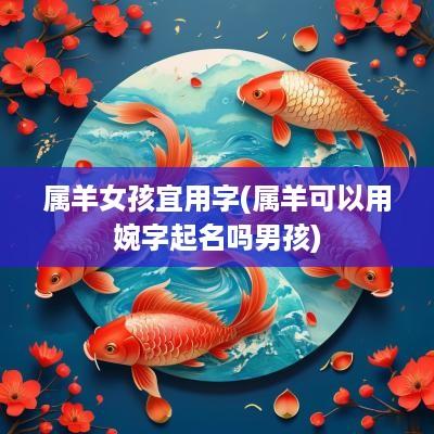 属羊女孩宜用字(属羊可以用婉字起名吗男孩)