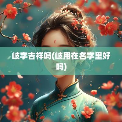 岐字吉祥吗(岐用在名字里好吗)