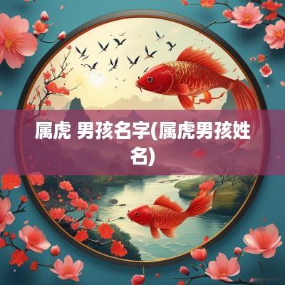 属虎 男孩名字(属虎男孩姓名)