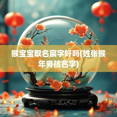 猴宝宝取名宸字好吗(姓张猴年男孩名字)
