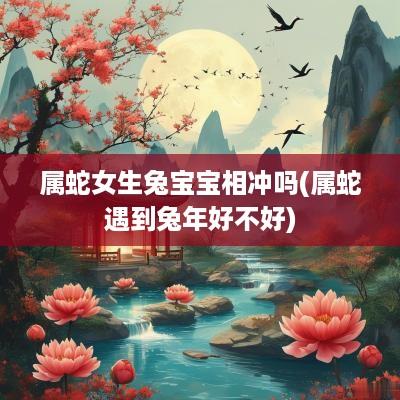 属蛇女生兔宝宝相冲吗(属蛇遇到蛇年好不好)