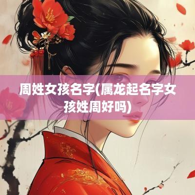 周姓女孩名字(属龙起名字女孩姓周好吗)