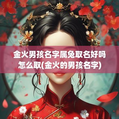 金火男孩名字属兔取名好吗怎么取(金火的男孩名字) 金火男孩名字属兔取名好吗怎么取(金火的男孩名字)