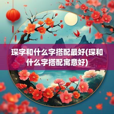 琛字和什么字搭配最好(琛和什么字搭配寓意好)