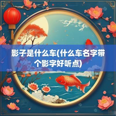 影子是什么车(什么车名字带个影字好听点)