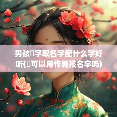 男孩祎字取名字配什么字好听(祎可以用作男孩名字吗)