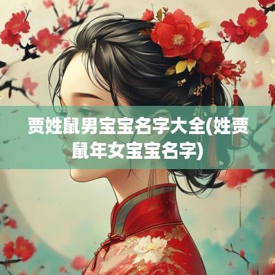 贾姓鼠男宝宝名字大全(姓贾蛇年女宝宝名字)