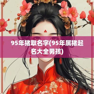 95年猪取名字(95年属猪起名大全男孩)