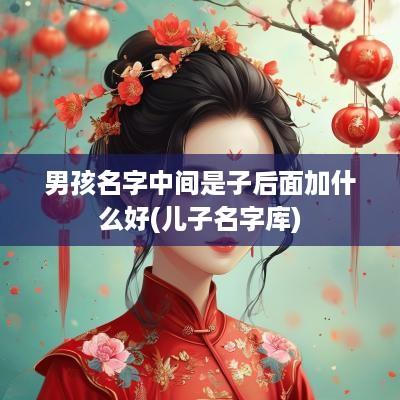 男孩名字中间是子后面加什么好(儿子名字库)