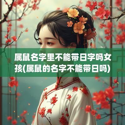 属鼠名字里不能带日字吗女孩(属鼠的名字不能带日吗)
