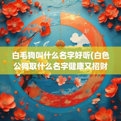 白毛狗叫什么名字好听(白色公狗取什么名字健康又招财)