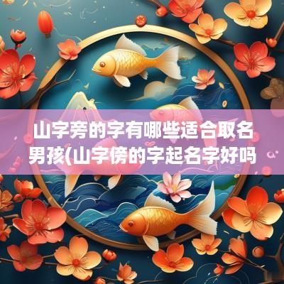 山字旁的字有哪些适合取名男孩(山字傍的字起名字好吗男孩)