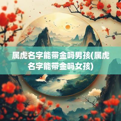 属虎名字能带金吗男孩(属虎名字能带金吗女孩)