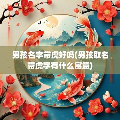 男孩名字带虎好吗(男孩取名带虎字有什么寓意)