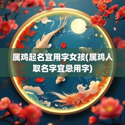 属鸡起名宜用字女孩(属鸡人取名字宜忌用字)
