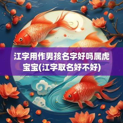 江字用作男孩名字好吗属虎宝宝(江字取名好不好)