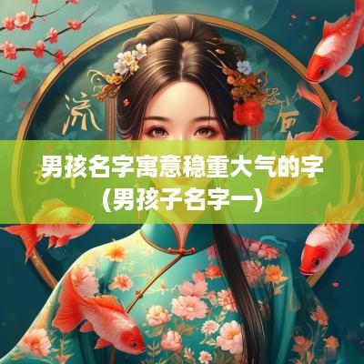 男孩名字寓意稳重大气的字(男孩子名字一)