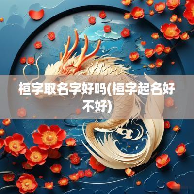 桓字取名字好吗(桓字起名好不好)