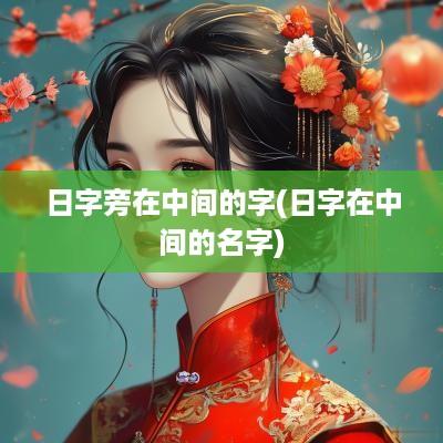 日字旁在中间的字(日字在中间的名字)