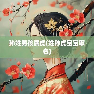 孙姓男孩属虎(姓孙虎宝宝取名)