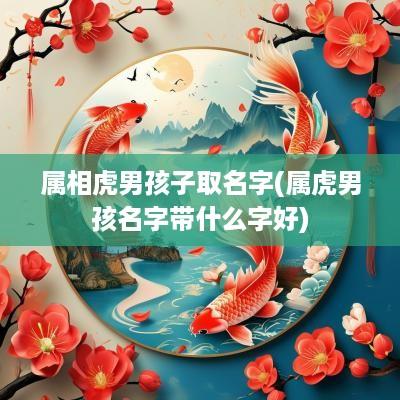 属相虎男孩子取名字(属虎男孩名字带什么字好)