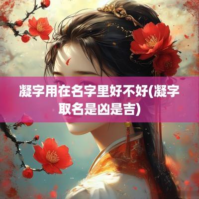 凝字用在名字里好不好(凝字取名是凶是吉)