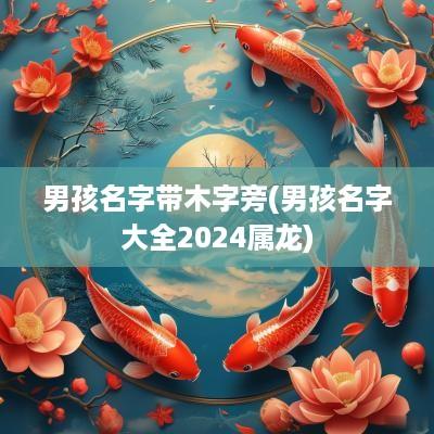男孩名字带木字旁(男孩名字大全2025属龙)