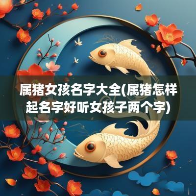 属猪女孩名字大全(属猪怎样起名字好听女孩子两个字)