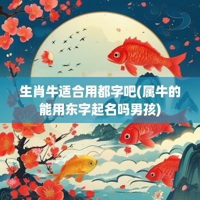 生肖牛适合用都字吧(属牛的能用东字起名吗男孩)