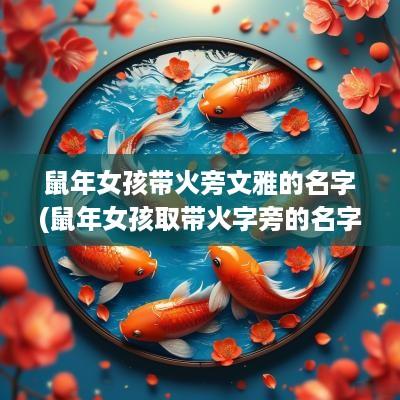 蛇年女孩带火旁文雅的名字(蛇年女孩取带火字旁的名字好)