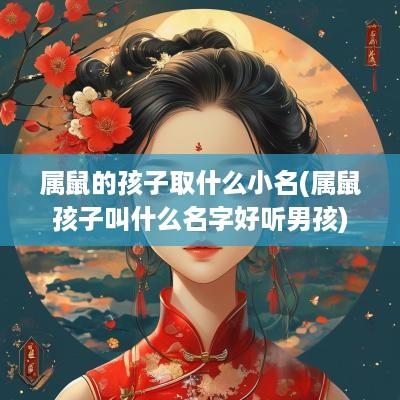 属鼠的孩子取什么小名(属鼠孩子叫什么名字好听男孩)