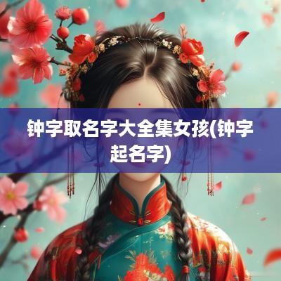 钟字取名字大全集女孩(钟字起名字)