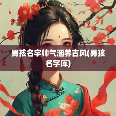 男孩名字帅气涵养古风(男孩名字库)
