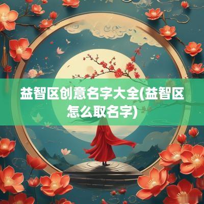 益智区创意名字大全(益智区怎么取名字)