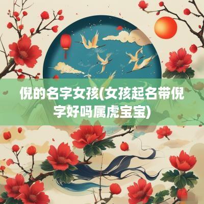 倪的名字女孩(女孩起名带倪字好吗属虎宝宝)