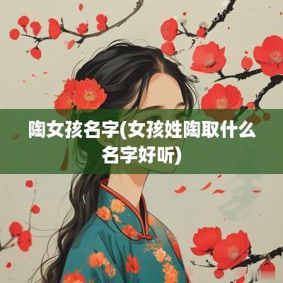 陶女孩名字(女孩姓陶取什么名字好听)