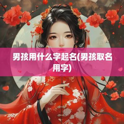 男孩用什么字起名(男孩取名用字)