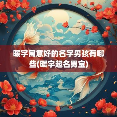 暖字寓意好的名字男孩有哪些(暖字起名男宝)