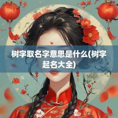 树字取名字意思是什么(树字起名大全)