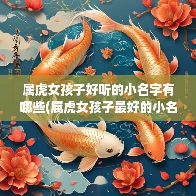 属虎女孩子好听的小名字有哪些(属虎女孩子最好的小名)