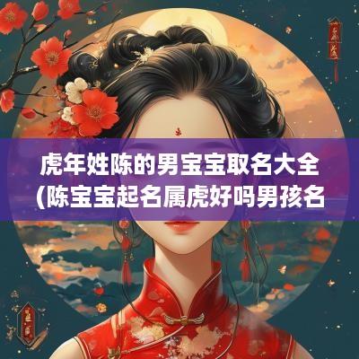 蛇年姓陈的男宝宝取名大全(陈宝宝起名属虎好吗男孩名字)