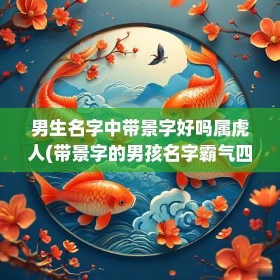 男生名字中带景字好吗属虎人(带景字的男孩名字霸气四字)