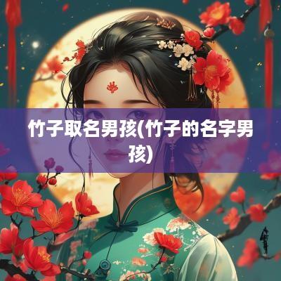 竹子取名男孩(竹子的名字男孩)