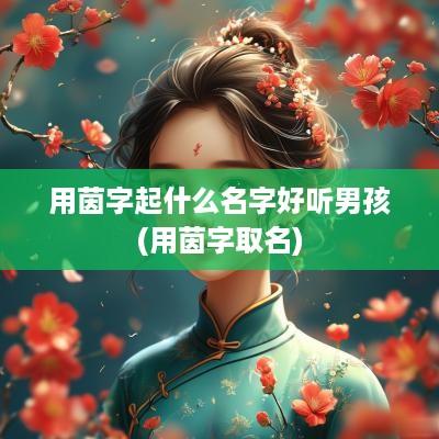 用茵字起什么名字好听男孩(用茵字取名)